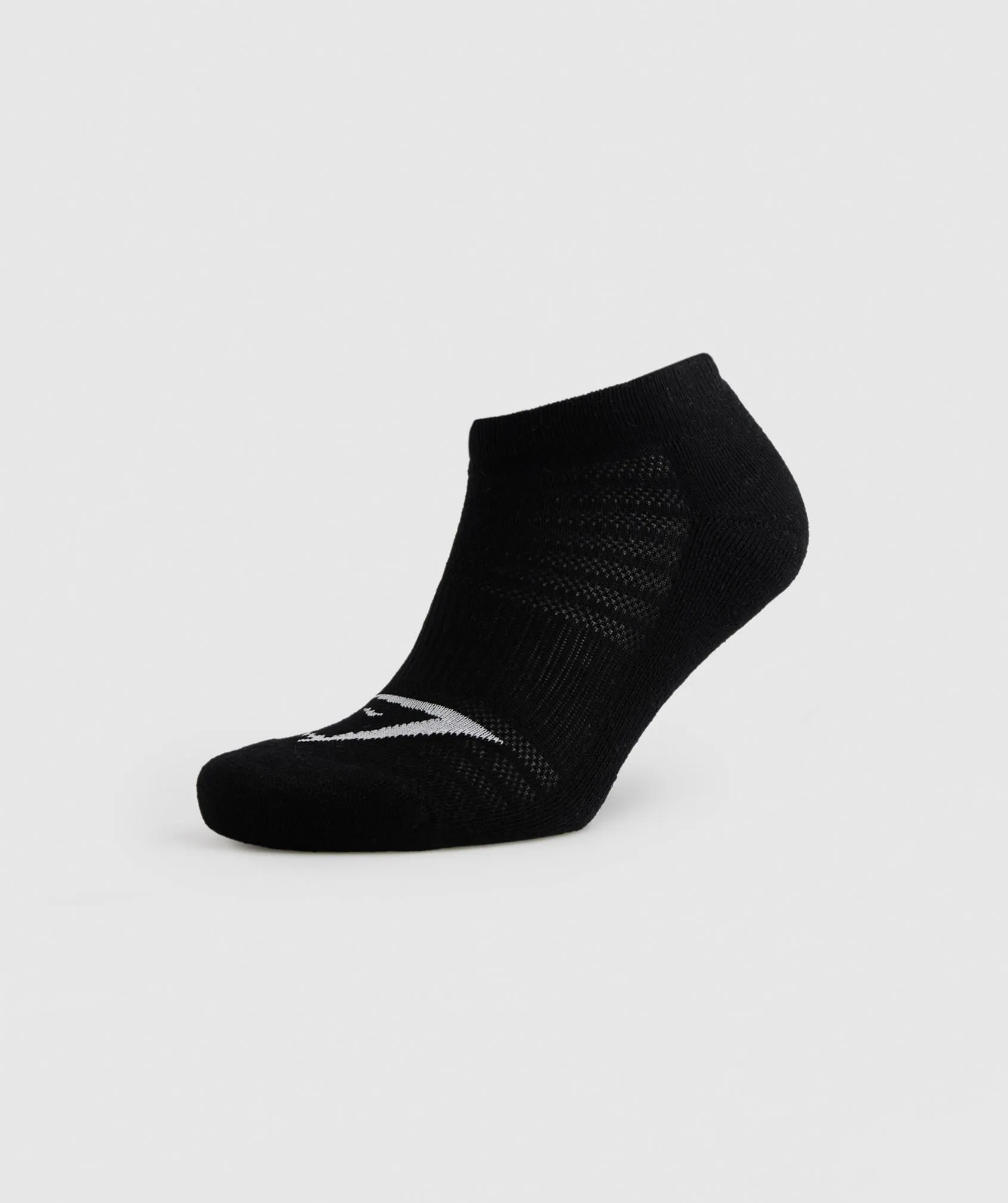 Gymshark Ankle Socks 3pk - White/Black/Light Grey Core Marl sold by Gymshark product image thumbnail 3