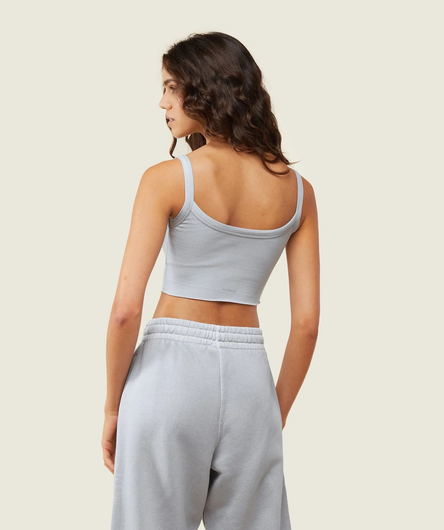 Gymshark everywear Ribbed Tank - Ice Grey sold by Gymshark product image thumbnail 3