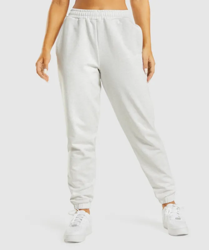 Gymshark Rest Day Sweats Joggers - White Marl sold by Gymshark