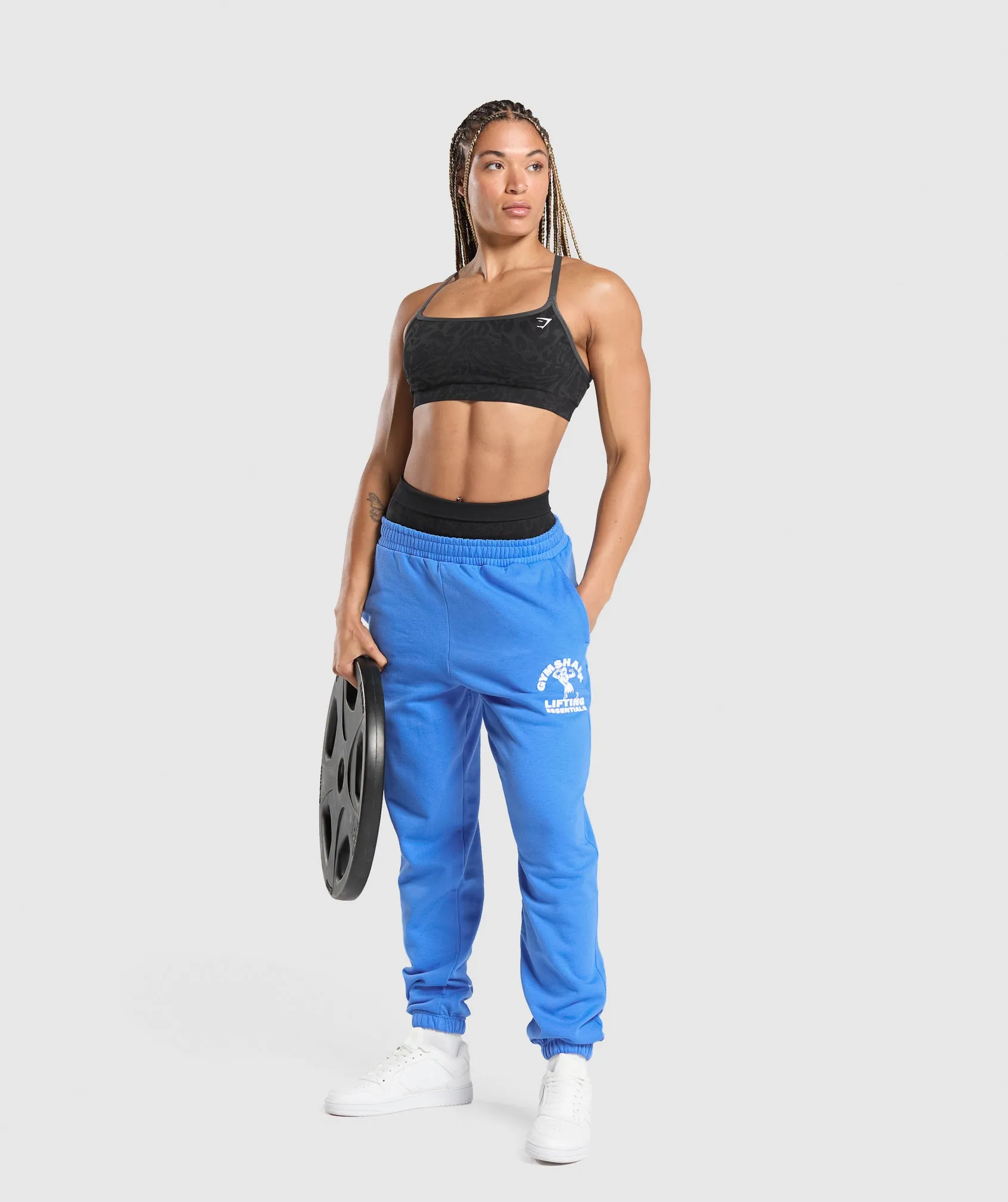 Gymshark Strong Women Joggers - Lats Blue sold by Gymshark product image thumbnail 4