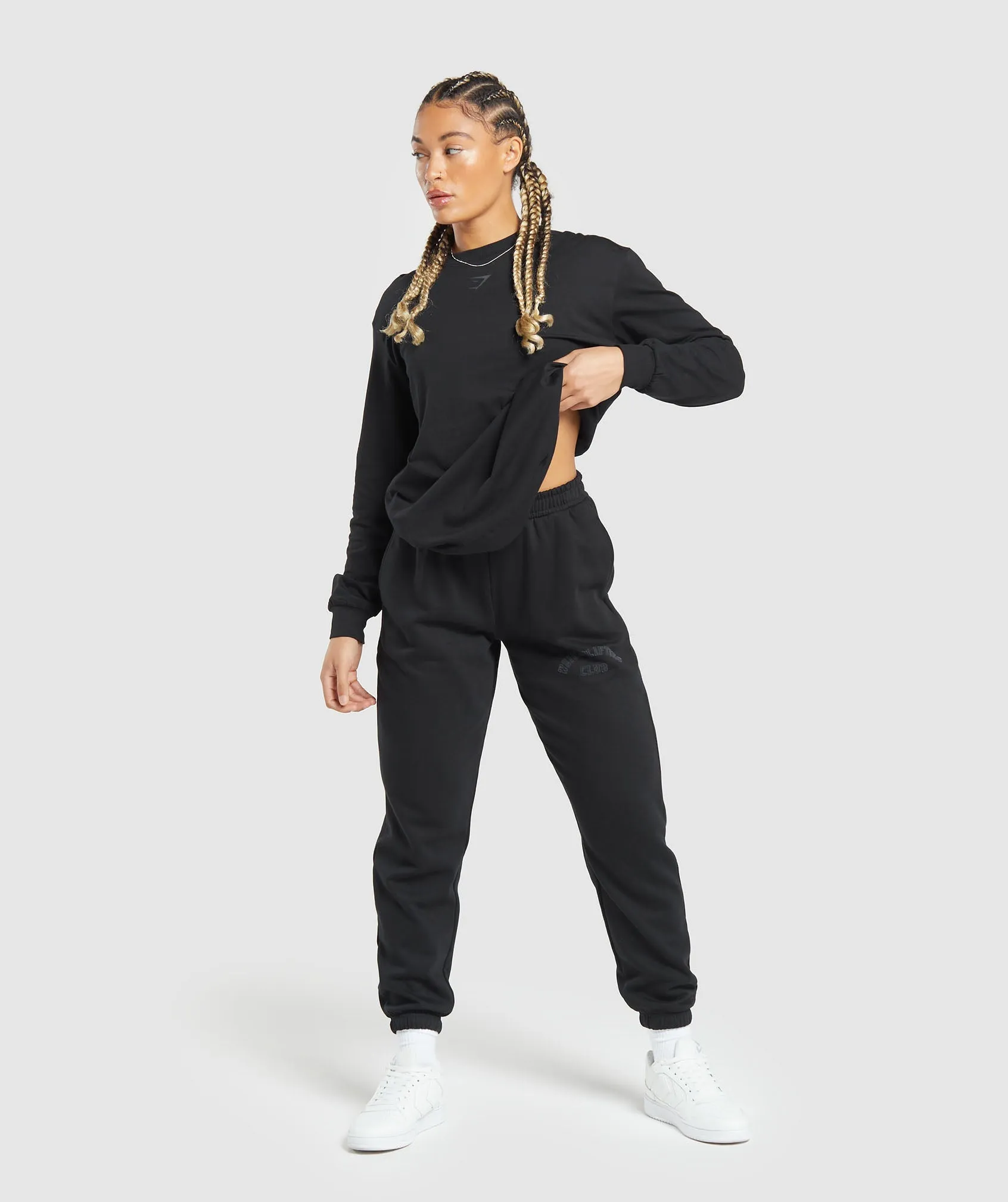 Gymshark Weightlifting Long Sleeve Top - Black sold by Gymshark product image thumbnail 4