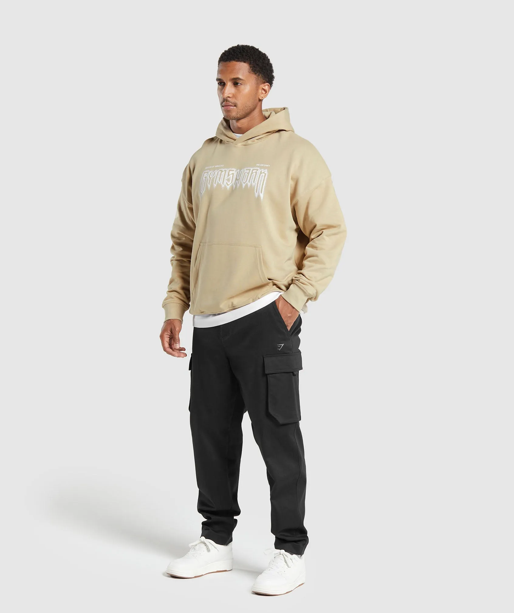 Gymshark Masters of Our Craft Hoodie - Vanilla Beige sold by Gymshark product image thumbnail 4