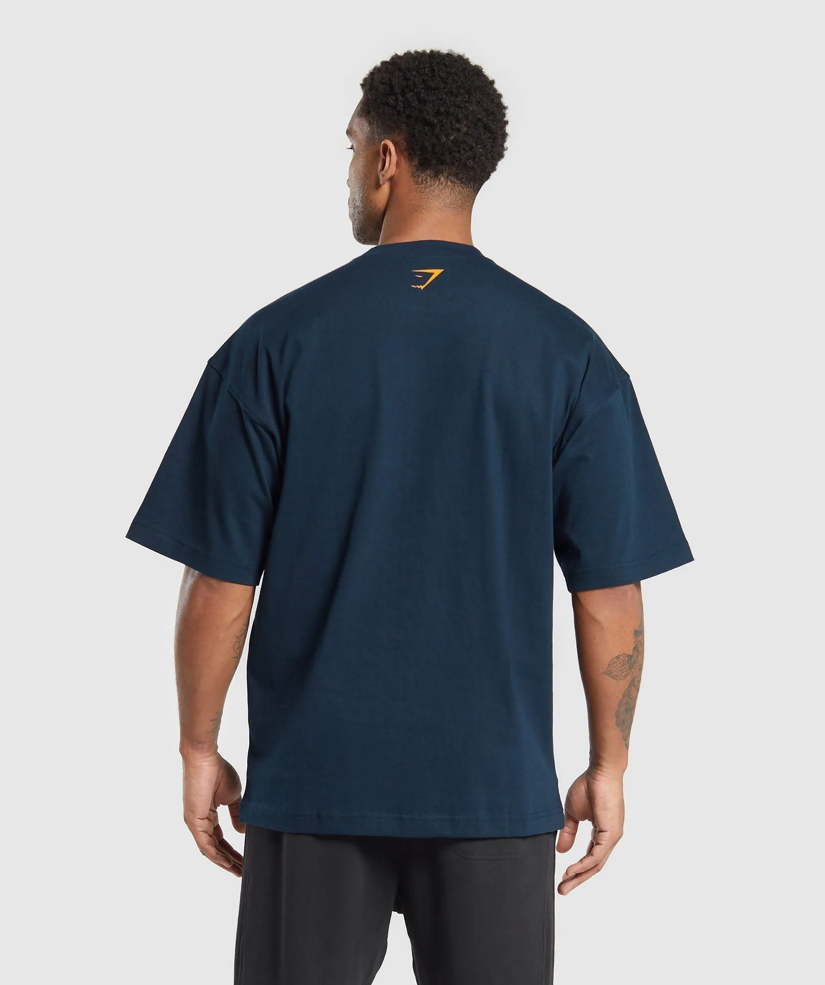 Gymshark Collegiate T-Shirt - Navy sold by Gymshark product image thumbnail 2