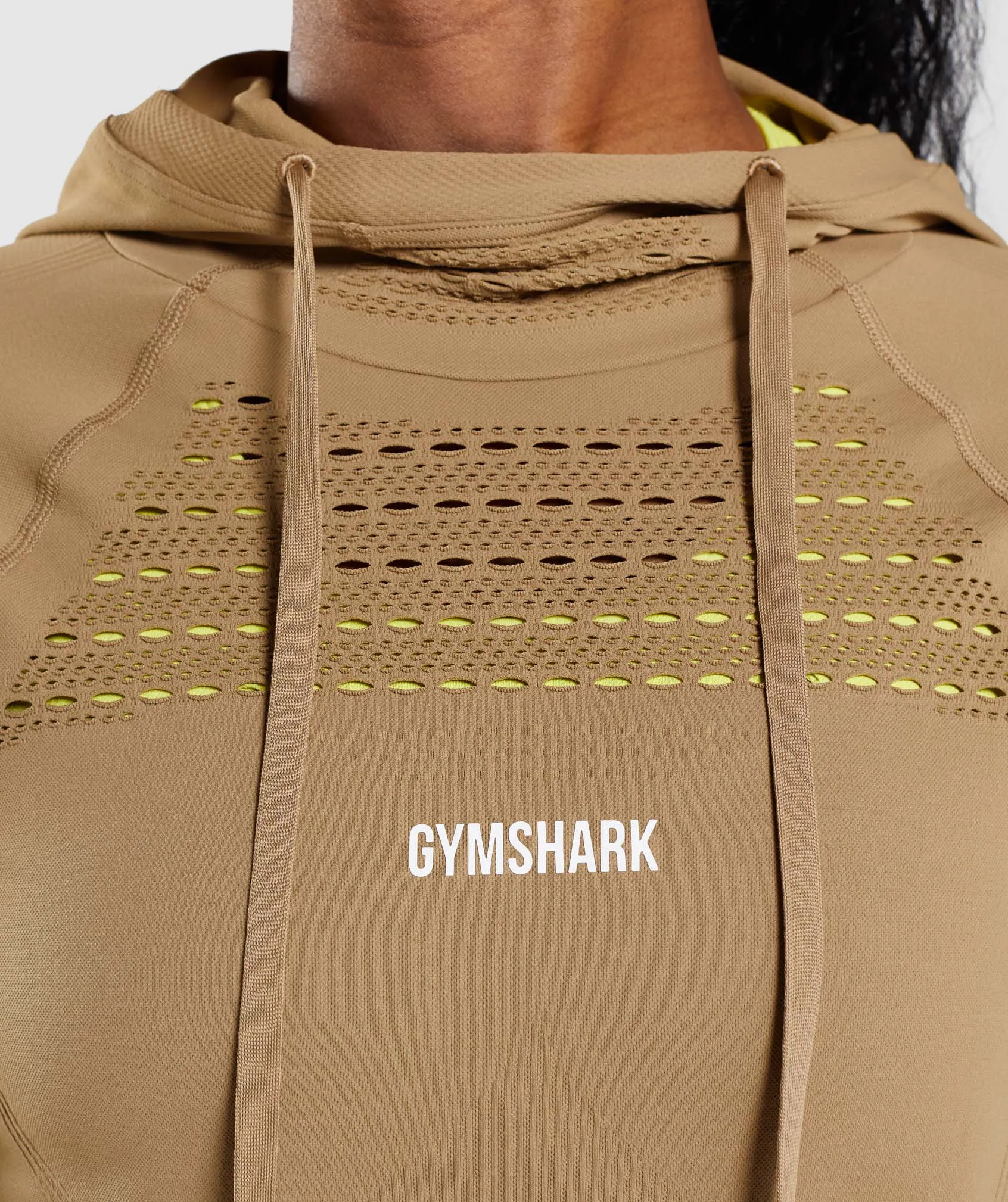 Gymshark Energy Seamless Hoodie - Biscotti Brown sold by Gymshark product image thumbnail 5