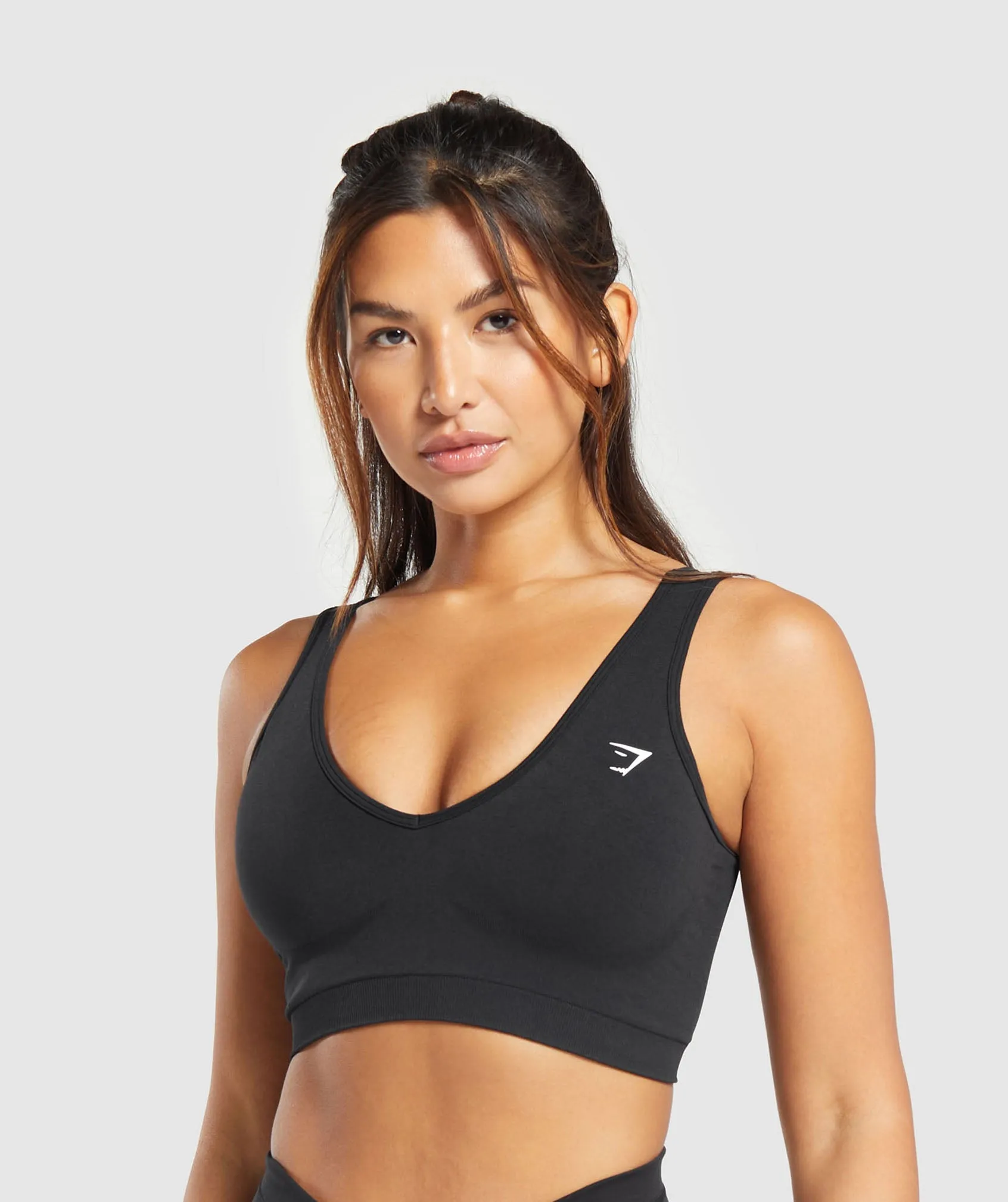 Gymshark Everyday Seamless Sports Bra - Black sold by Gymshark