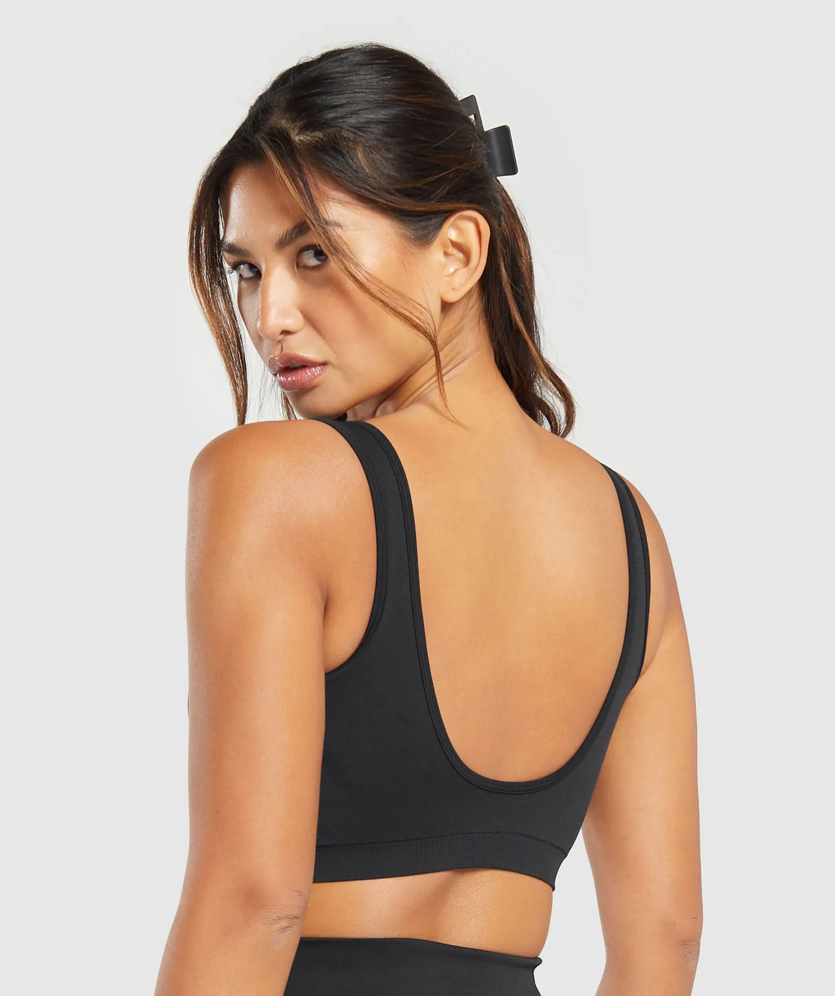 Gymshark Everyday Seamless Sports Bra - Black sold by Gymshark product image thumbnail 2