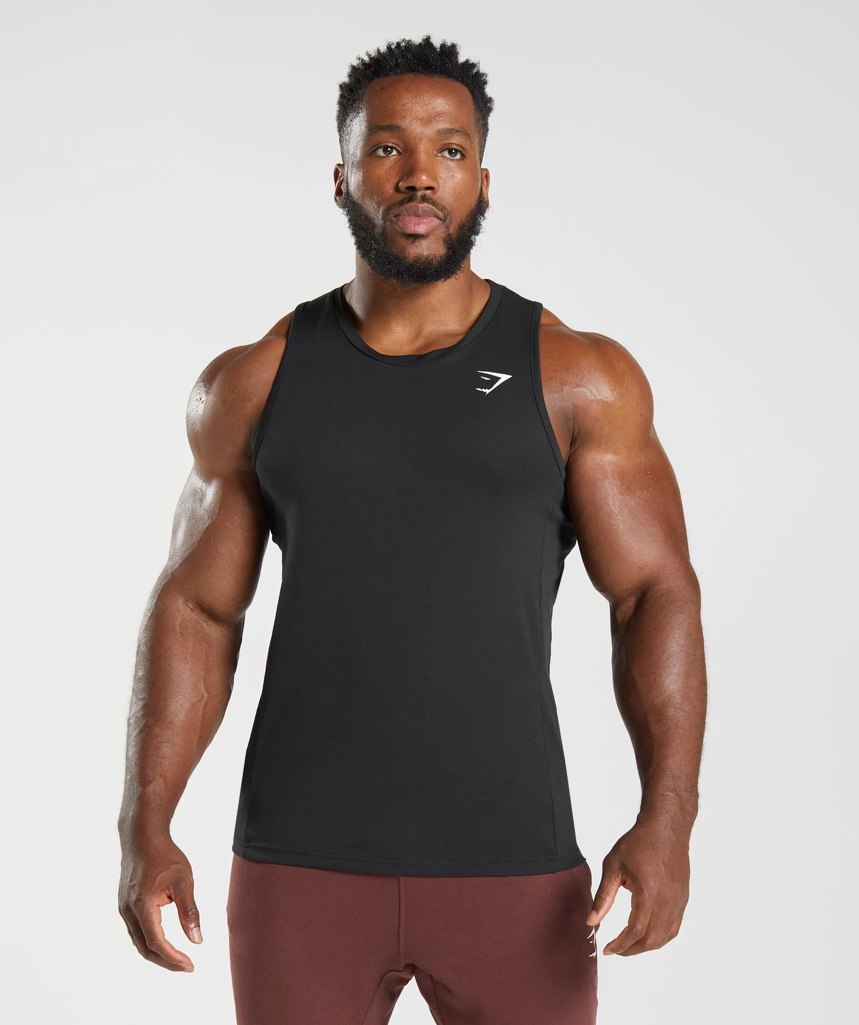 Gymshark React Tank - Black sold by Gymshark