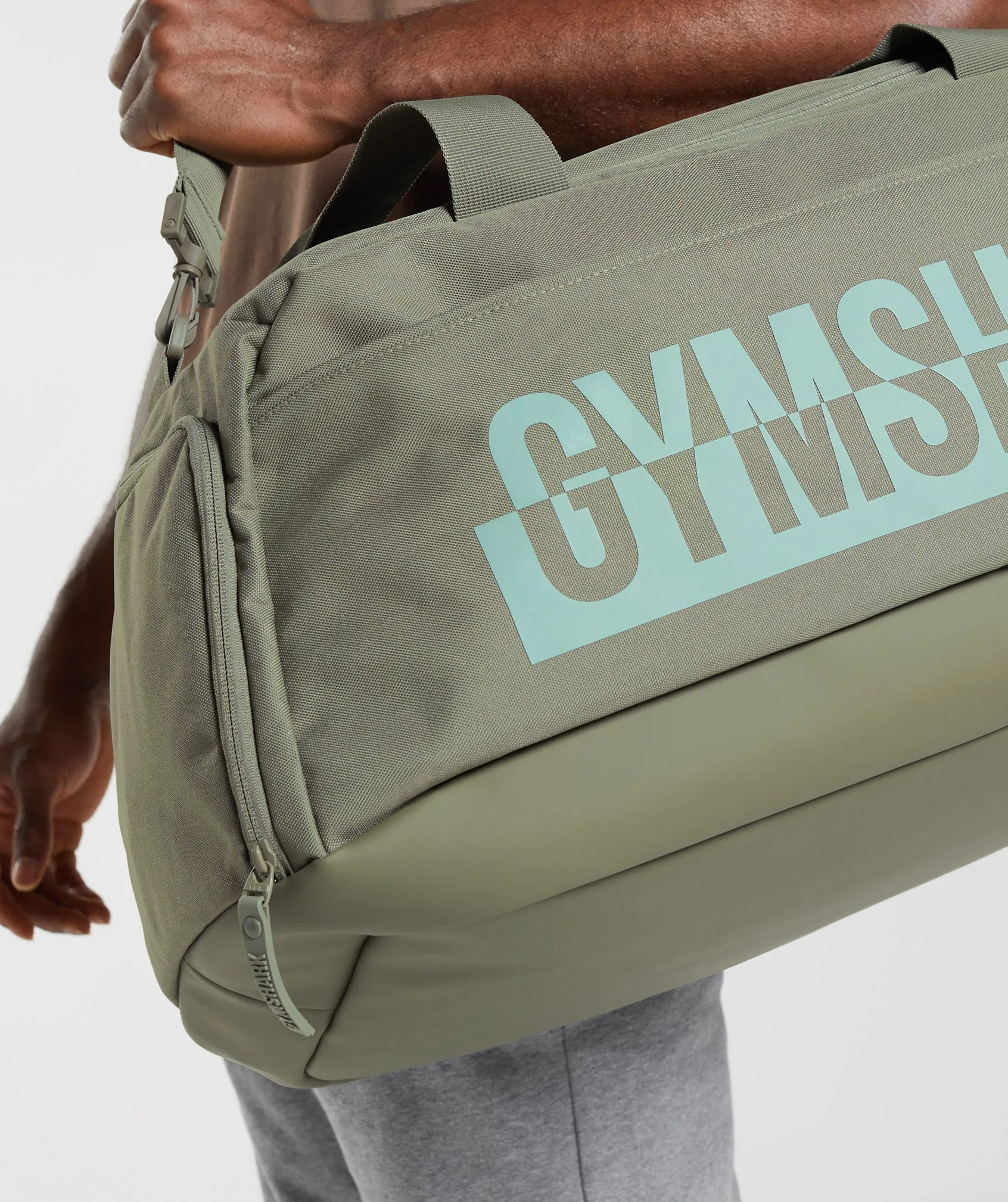 Gymshark Bold Gym Bag - Dusty Olive sold by Gymshark product image thumbnail 3