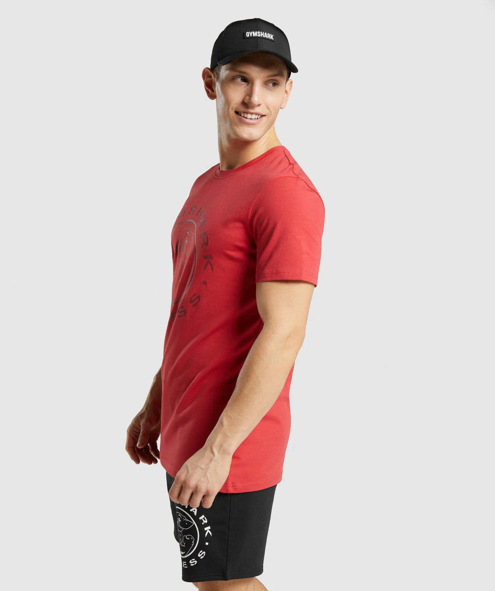 Gymshark Legacy T-Shirt - Red sold by Gymshark product image thumbnail 3