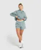 Gymshark Minimal Label Brushed Hoodie - Denim Grey sold by Gymshark