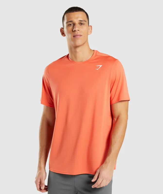 Gymshark Arrival Regular Fit T-Shirt - Papaya Orange sold by Gymshark