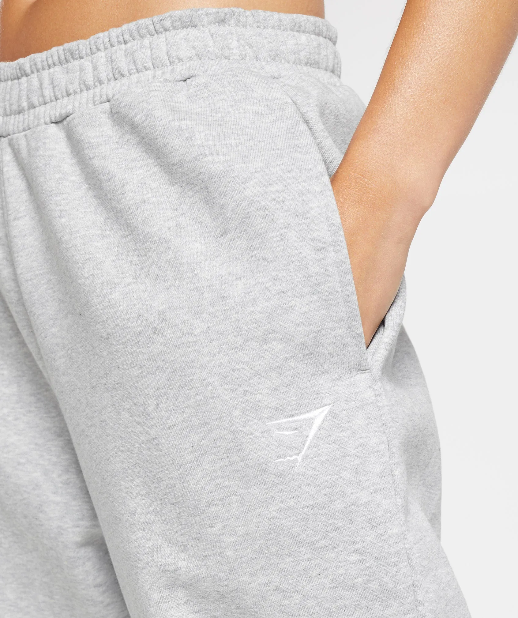 Gymshark Training Fleece Joggers - Light Grey Core Marl sold by Gymshark product image thumbnail 5