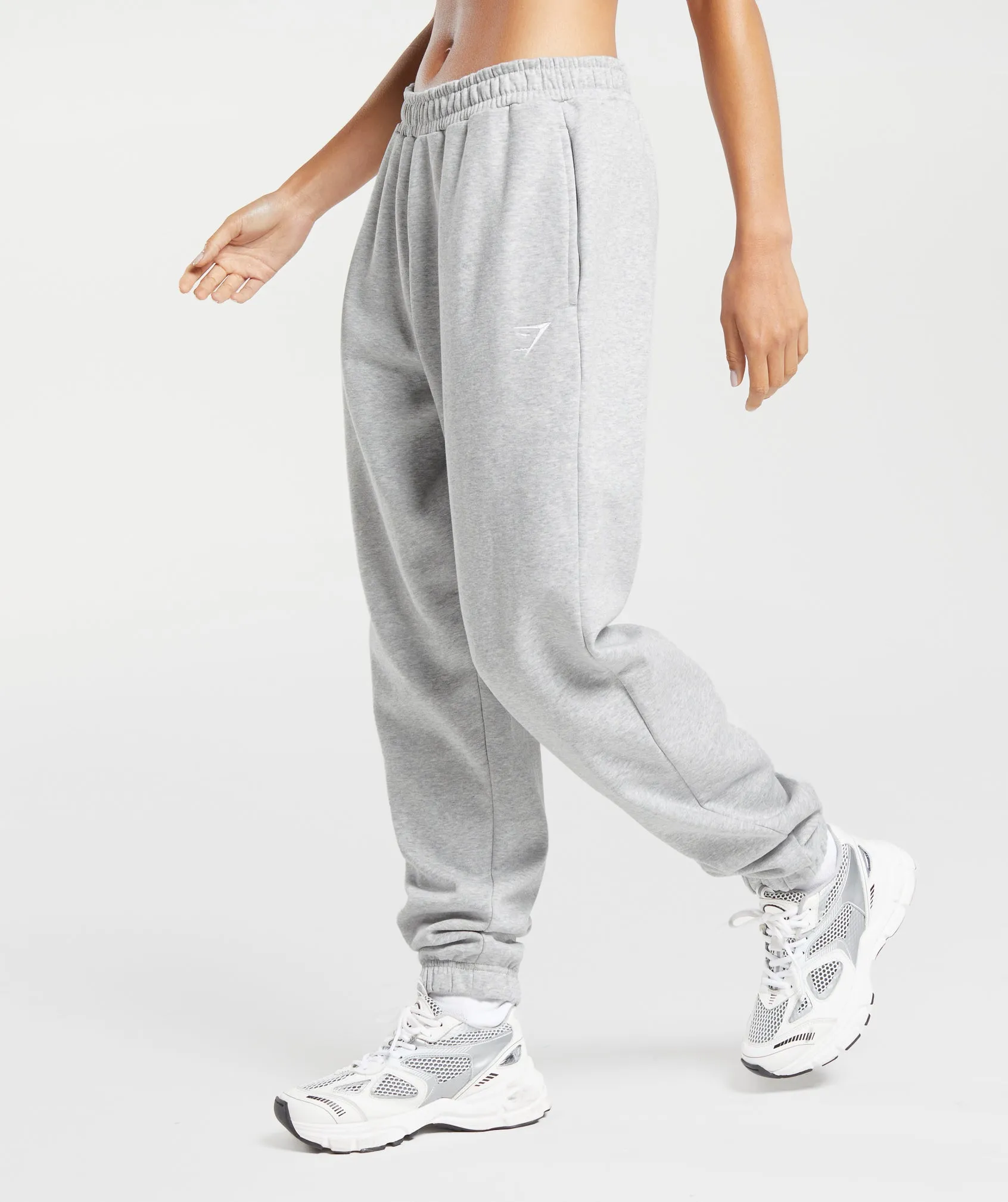 Gymshark Training Fleece Joggers - Light Grey Core Marl sold by Gymshark product image thumbnail 3