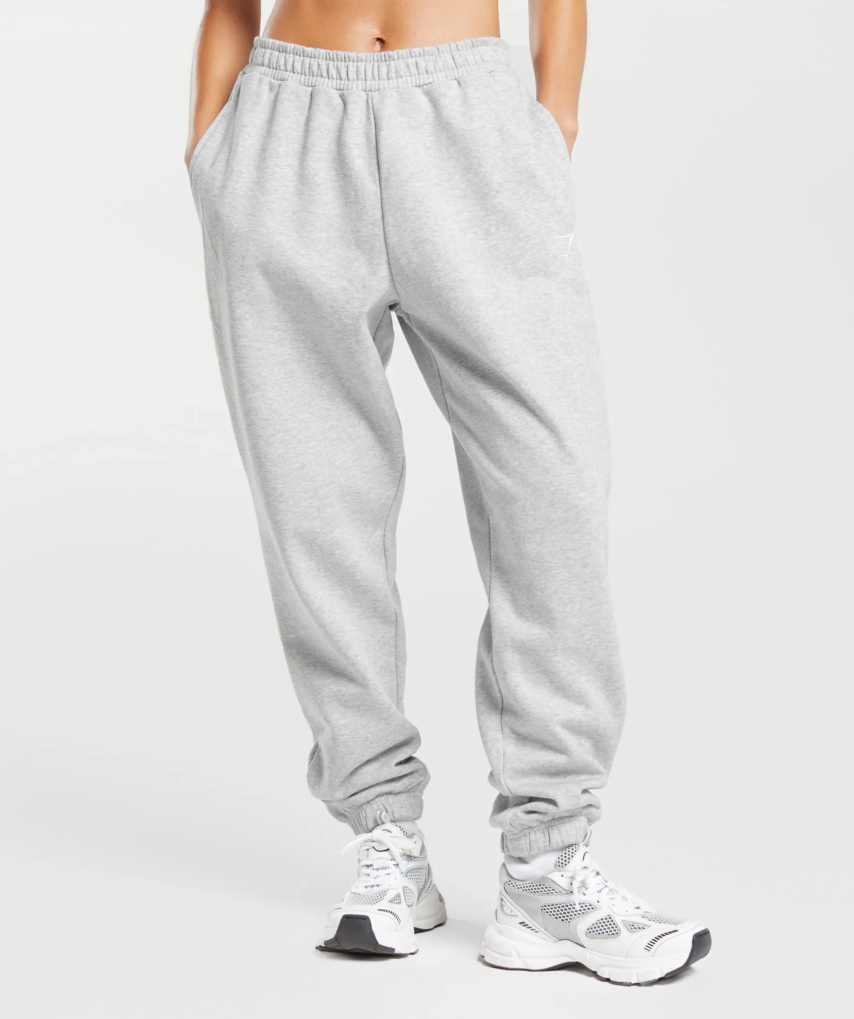 Gymshark Training Fleece Joggers - Light Grey Core Marl sold by Gymshark