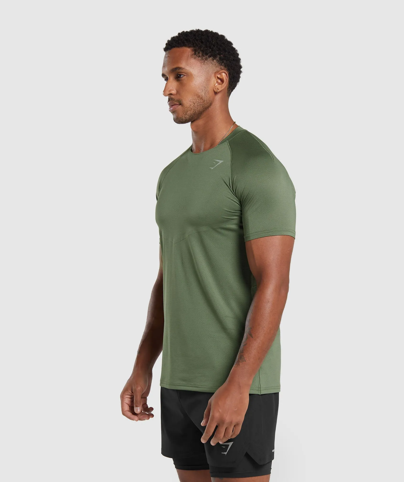 Gymshark Speed T-Shirt - Core Olive sold by Gymshark product image thumbnail 3