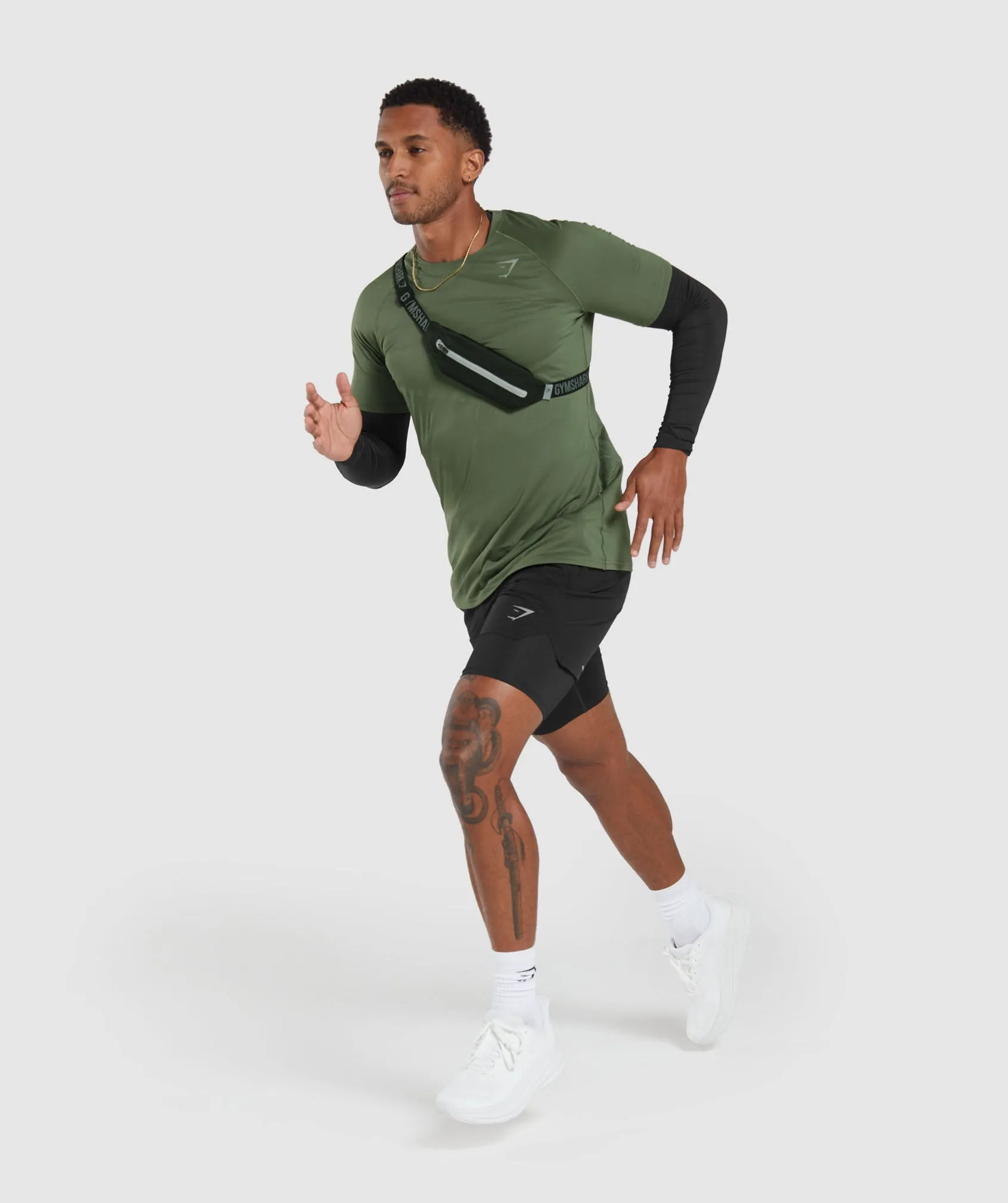 Gymshark Speed T-Shirt - Core Olive sold by Gymshark product image thumbnail 4