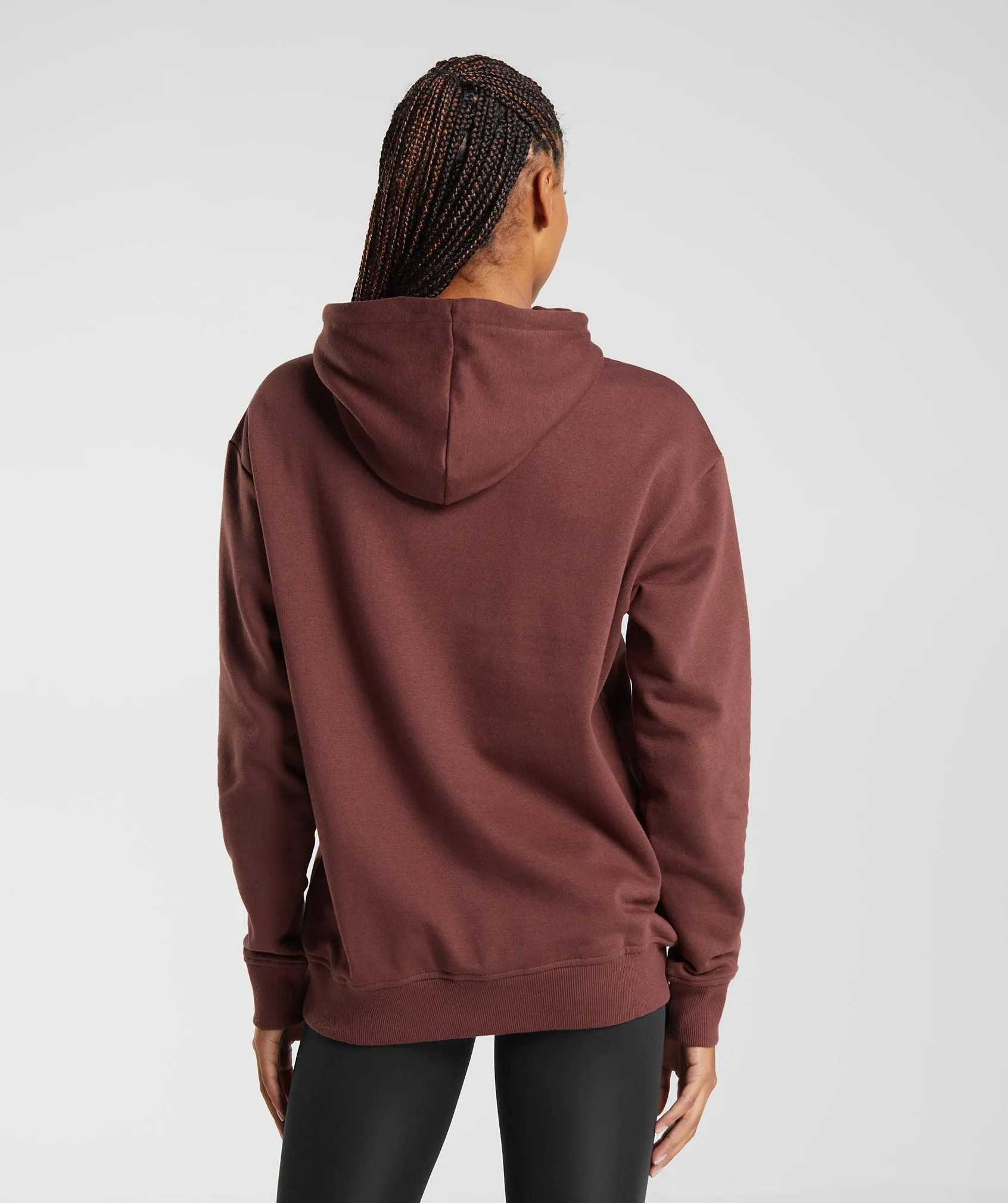 Gymshark Training Oversized Hoodie - Cherry Brown sold by Gymshark product image thumbnail 2
