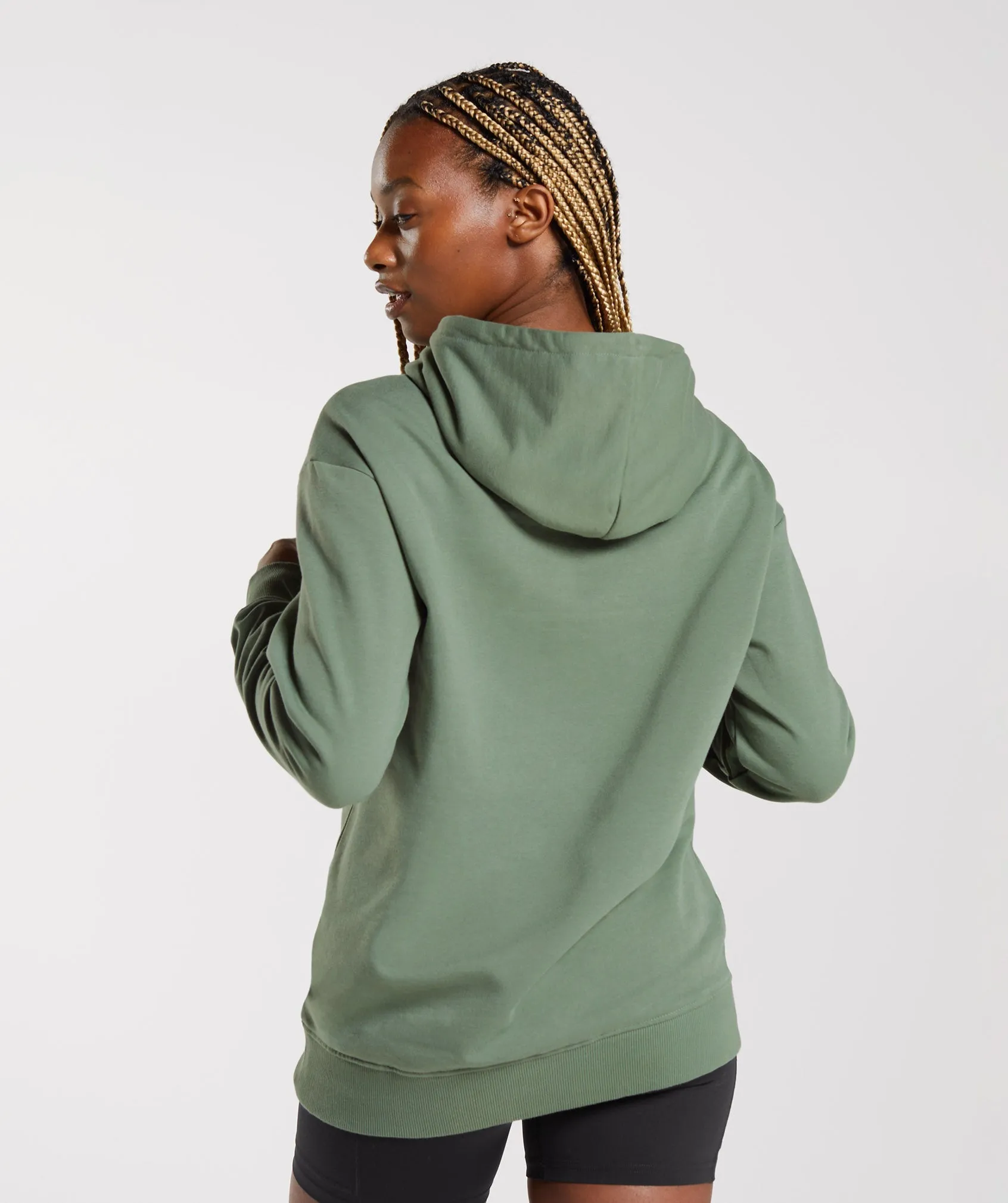 Gymshark Training Oversized Hoodie - Willow Green sold by Gymshark product image thumbnail 2