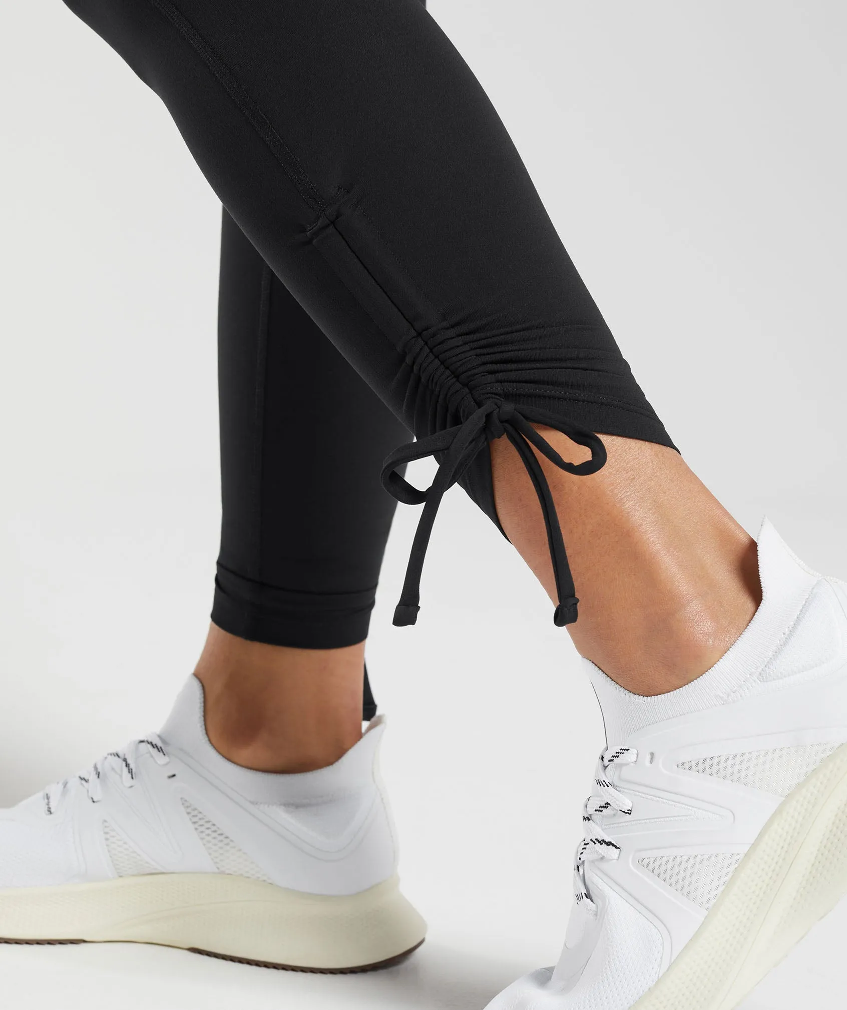 Gymshark Ribbon Ankle Leggings - Black sold by Gymshark product image thumbnail 5