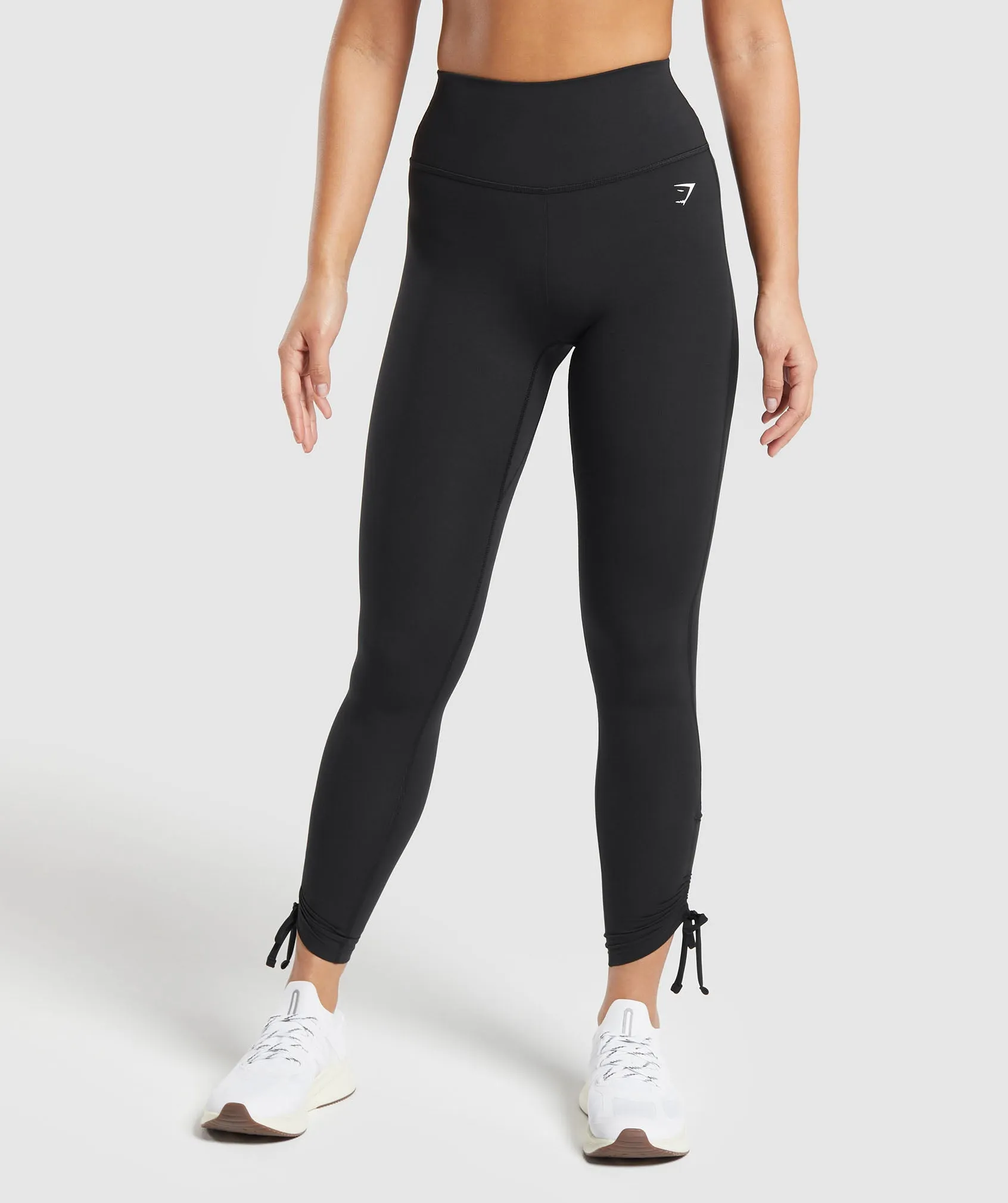 Gymshark Ribbon Ankle Leggings - Black sold by Gymshark