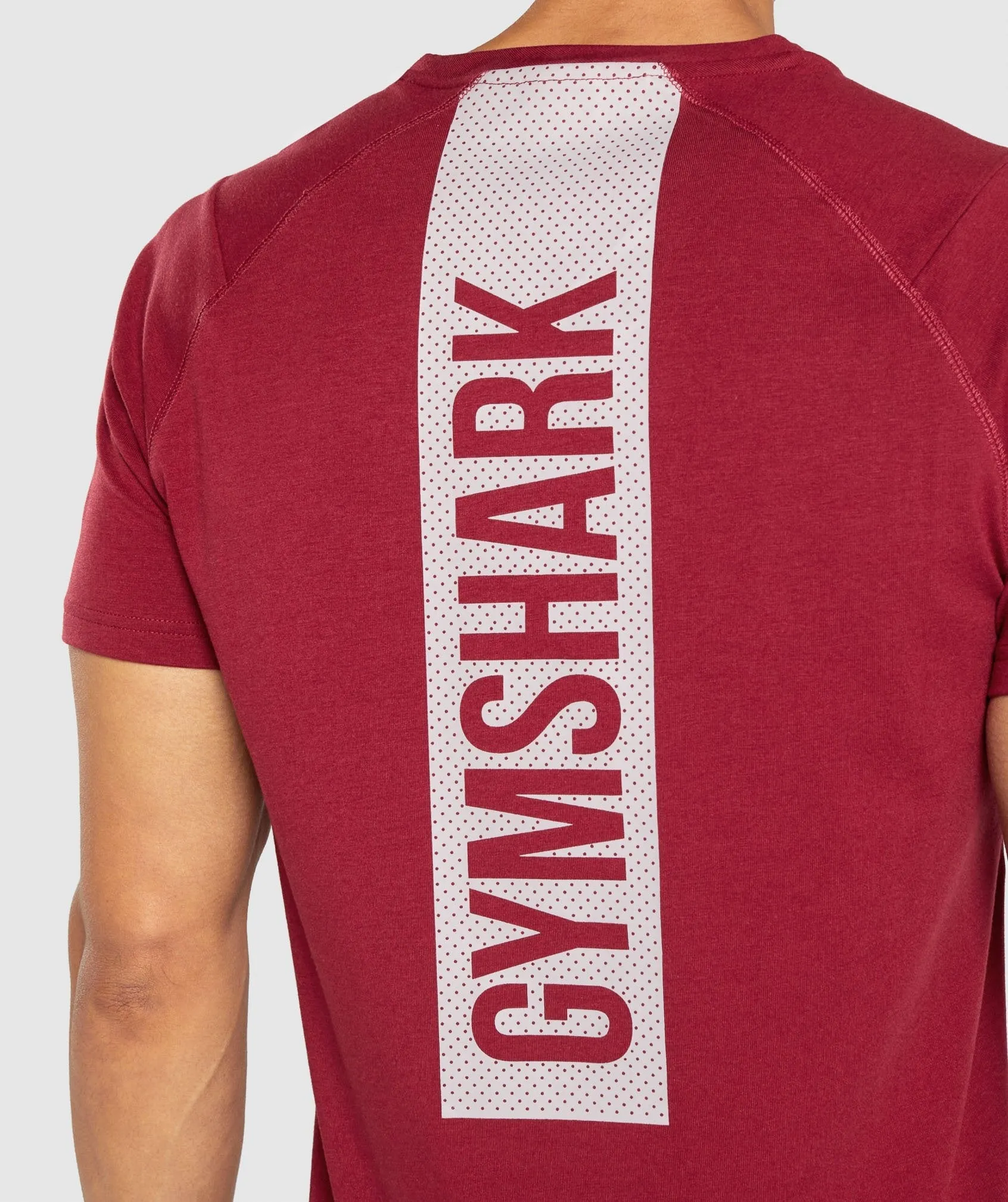 Gymshark Bold T-Shirt - Burgundy sold by Gymshark product image thumbnail 5