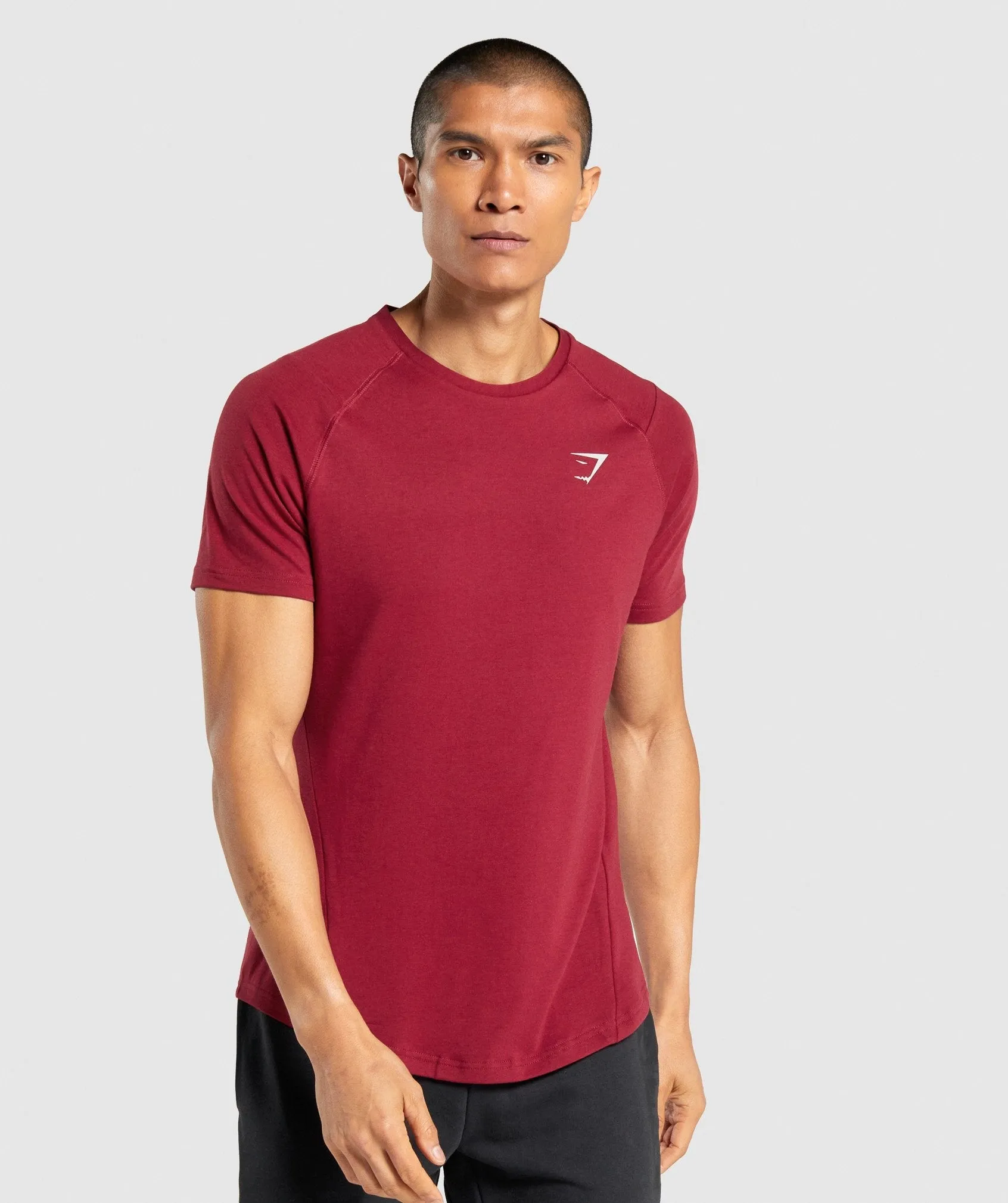Gymshark Bold T-Shirt - Burgundy sold by Gymshark