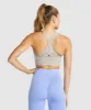 Gymshark Adapt Animal Seamless Sports Bra - Butterfly | Grey sold by Gymshark
