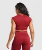 Gymshark Adapt Fleck Seamless Crop Top - Reps Red/Conditioning Red sold by Gymshark