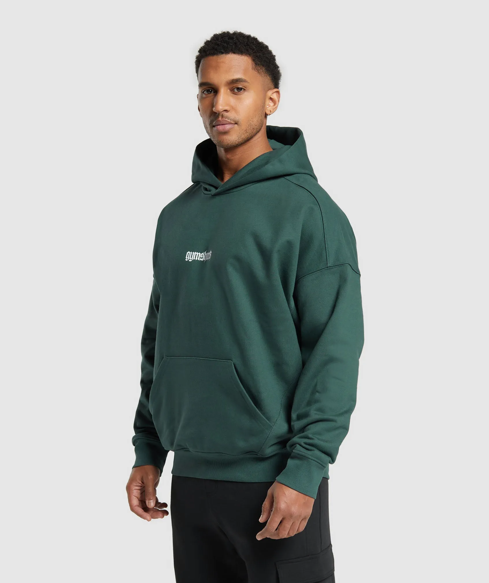 Gymshark Prayer Hands Hoodie - Fog Green sold by Gymshark product image thumbnail 3