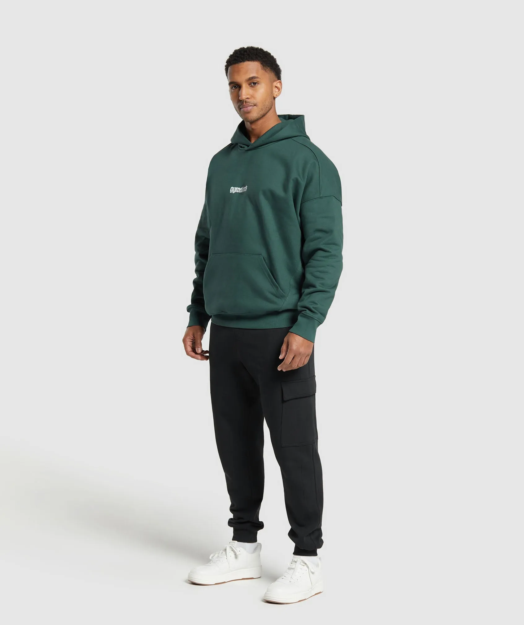 Gymshark Prayer Hands Hoodie - Fog Green sold by Gymshark product image thumbnail 4