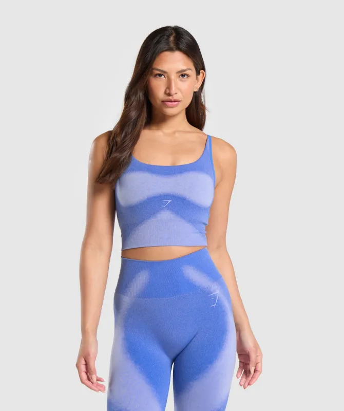 Gymshark Blur Seamless Cami - Iris Blue/Powdered Lilac sold by Gymshark