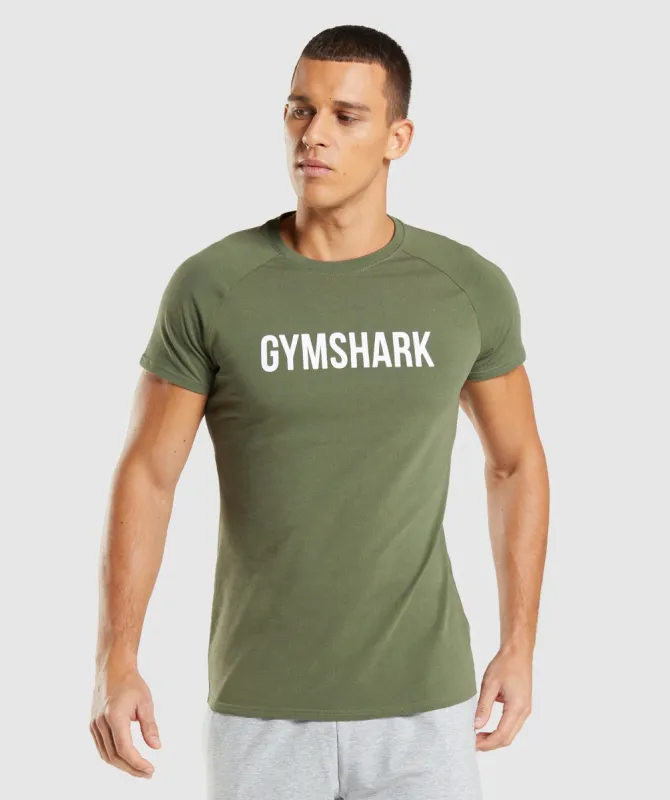 Gymshark Apollo T-Shirt - Core Olive sold by Gymshark