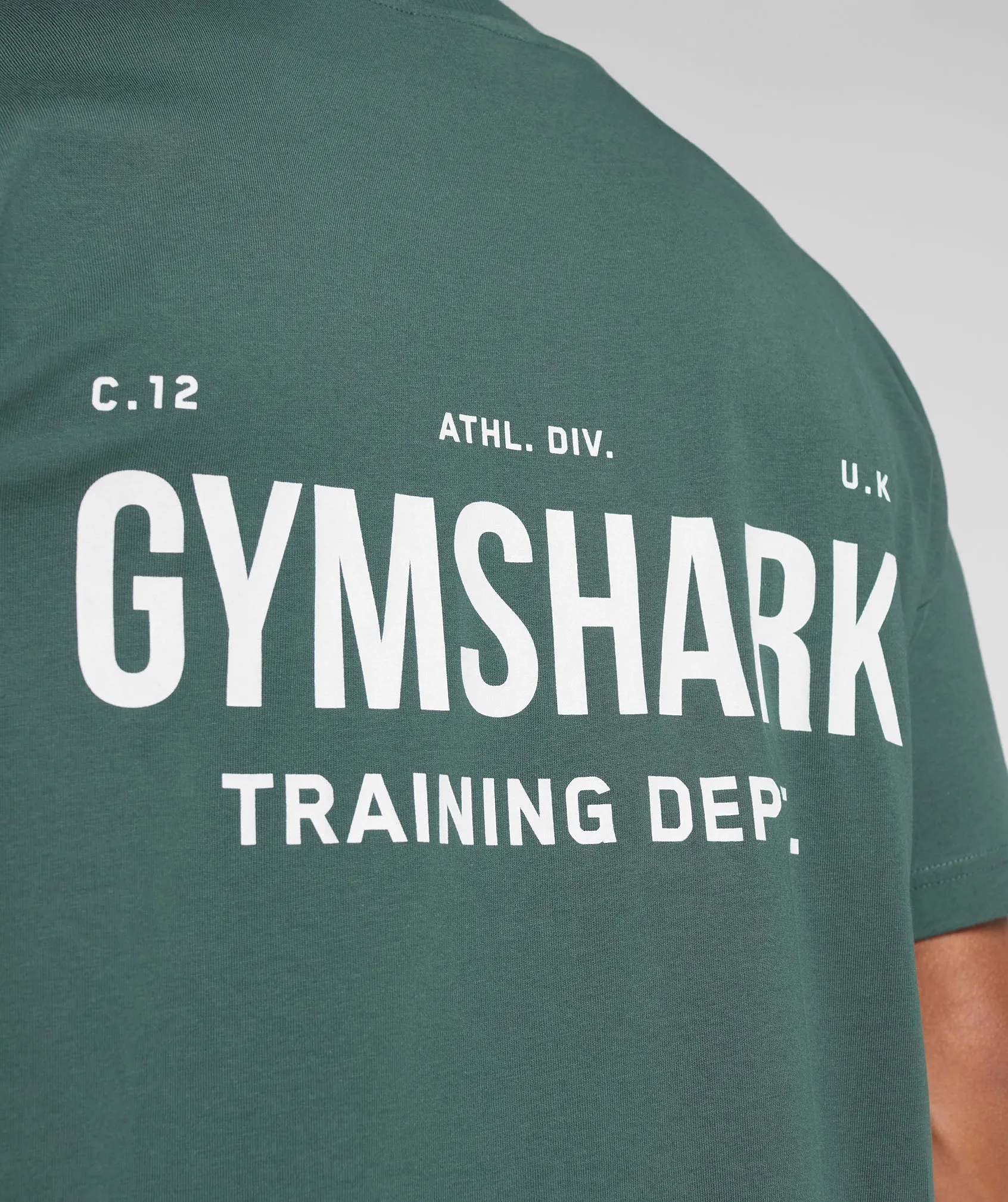 Gymshark Training Dept. T-Shirt - Fog Green sold by Gymshark product image thumbnail 5
