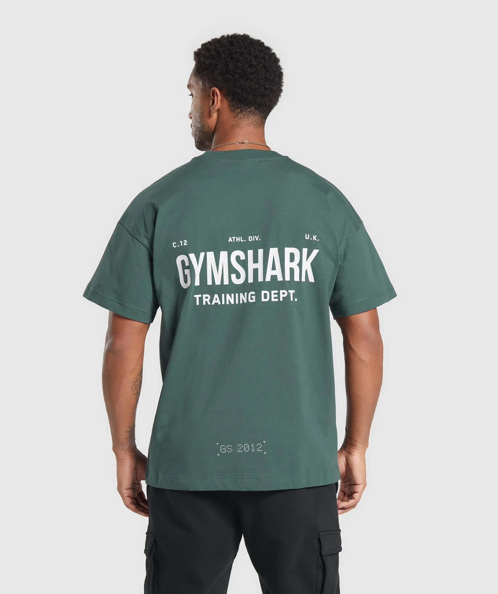 Gymshark Training Dept. T-Shirt - Fog Green sold by Gymshark