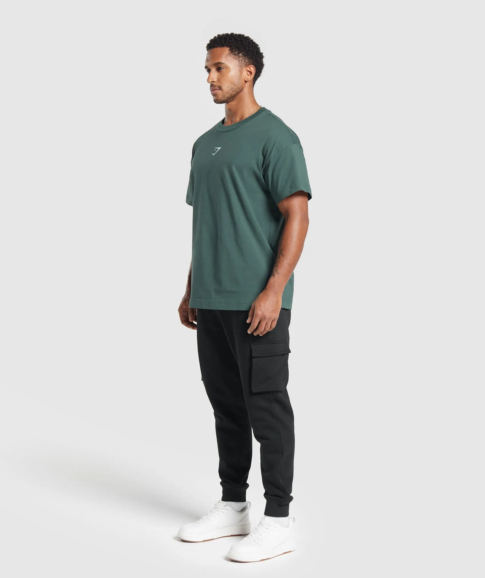 Gymshark Training Dept. T-Shirt - Fog Green sold by Gymshark product image thumbnail 4