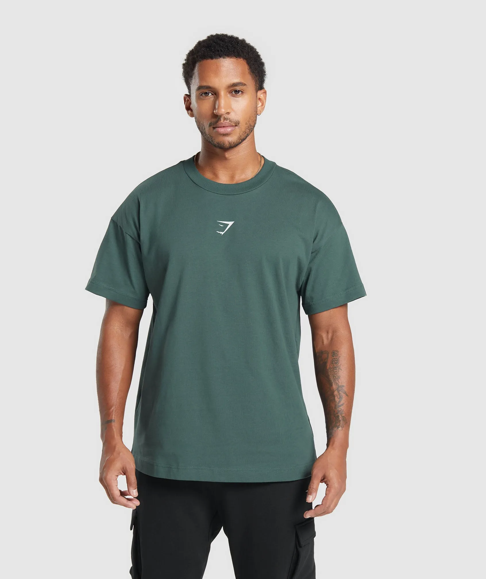 Gymshark Training Dept. T-Shirt - Fog Green sold by Gymshark product image thumbnail 2