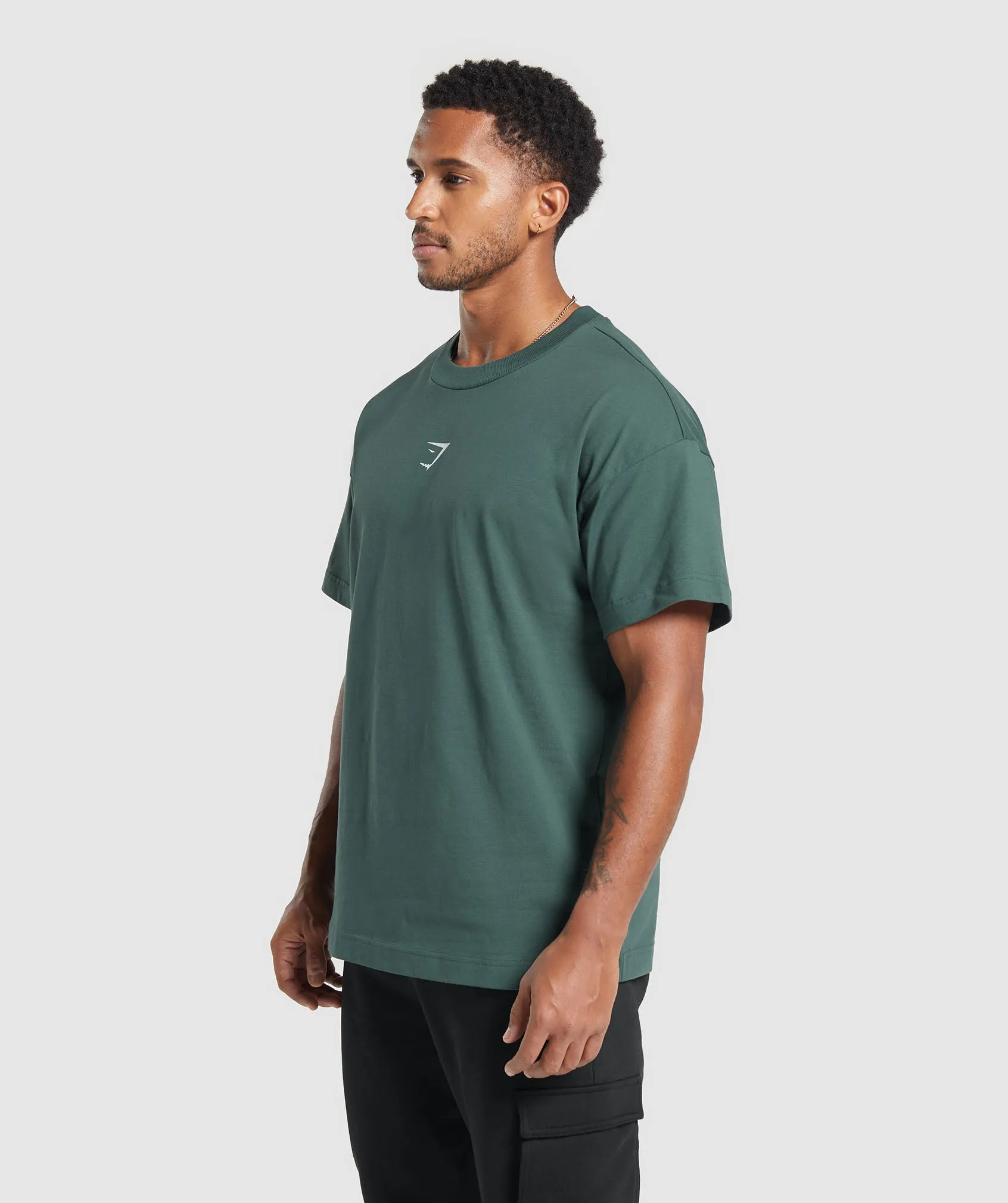Gymshark Training Dept. T-Shirt - Fog Green sold by Gymshark product image thumbnail 3