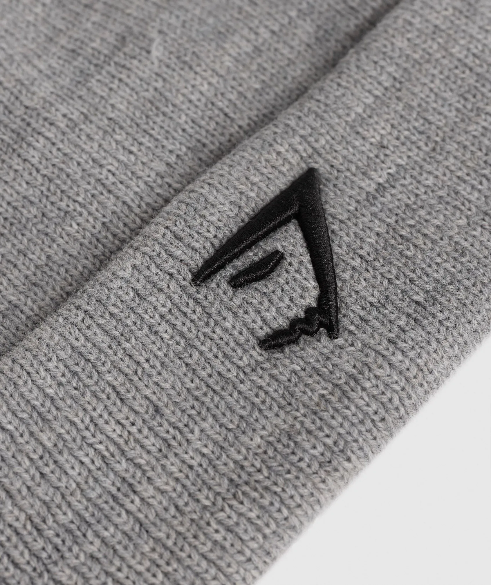 Gymshark Sharkhead Beanie - Light Grey Core Marl sold by Gymshark product image thumbnail 2