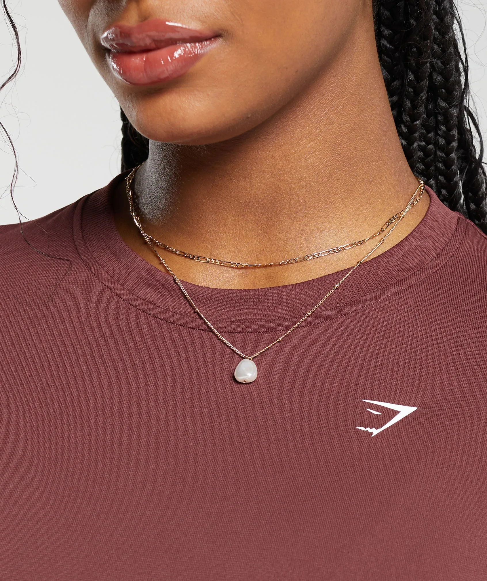 Gymshark Everyday Seamless Long Sleeve Top - Burgundy Brown sold by Gymshark product image thumbnail 5