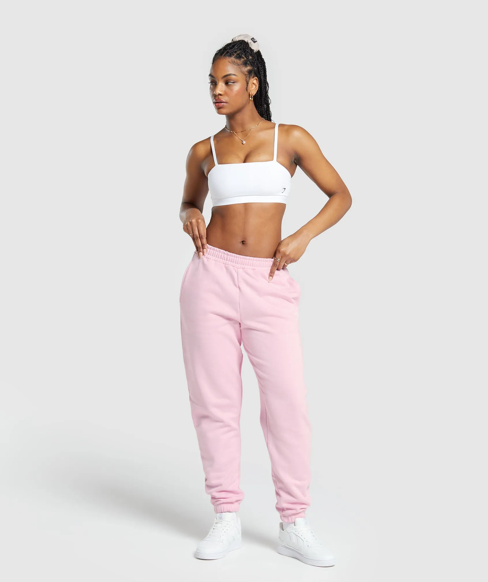 Gymshark Training Fleece Joggers - Dolly Pink sold by Gymshark product image thumbnail 4
