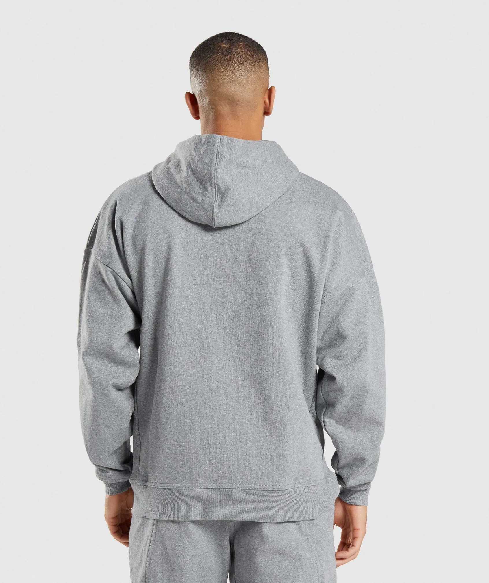 Gymshark Essential Zip Up Hoodie - Charcoal Marl sold by Gymshark product image thumbnail 2