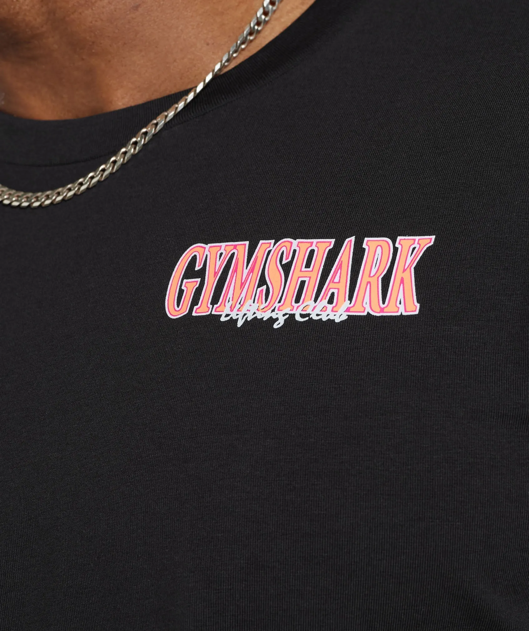 Gymshark Retrowave Crop T-Shirt - Black sold by Gymshark product image thumbnail 5