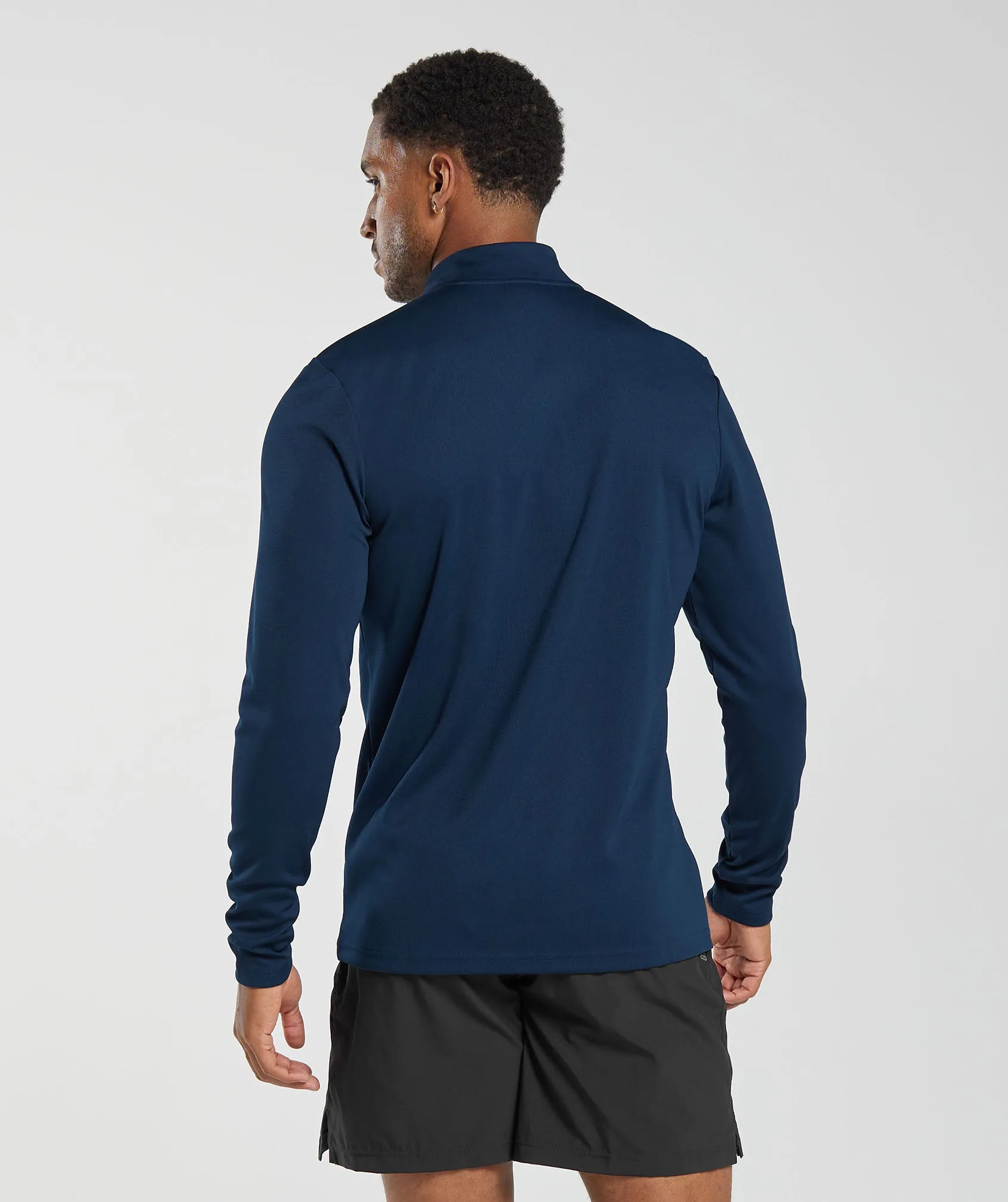 Gymshark Arrival 1/4 Zip Pullover - Navy sold by Gymshark product image thumbnail 2