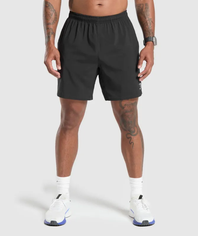 Gymshark Arrival 7" Shorts - Black sold by Gymshark