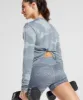 Gymshark Adapt Camo Seamless Long Sleeve Top - Lava | River Stone Grey/Evening Blue sold by Gymshark