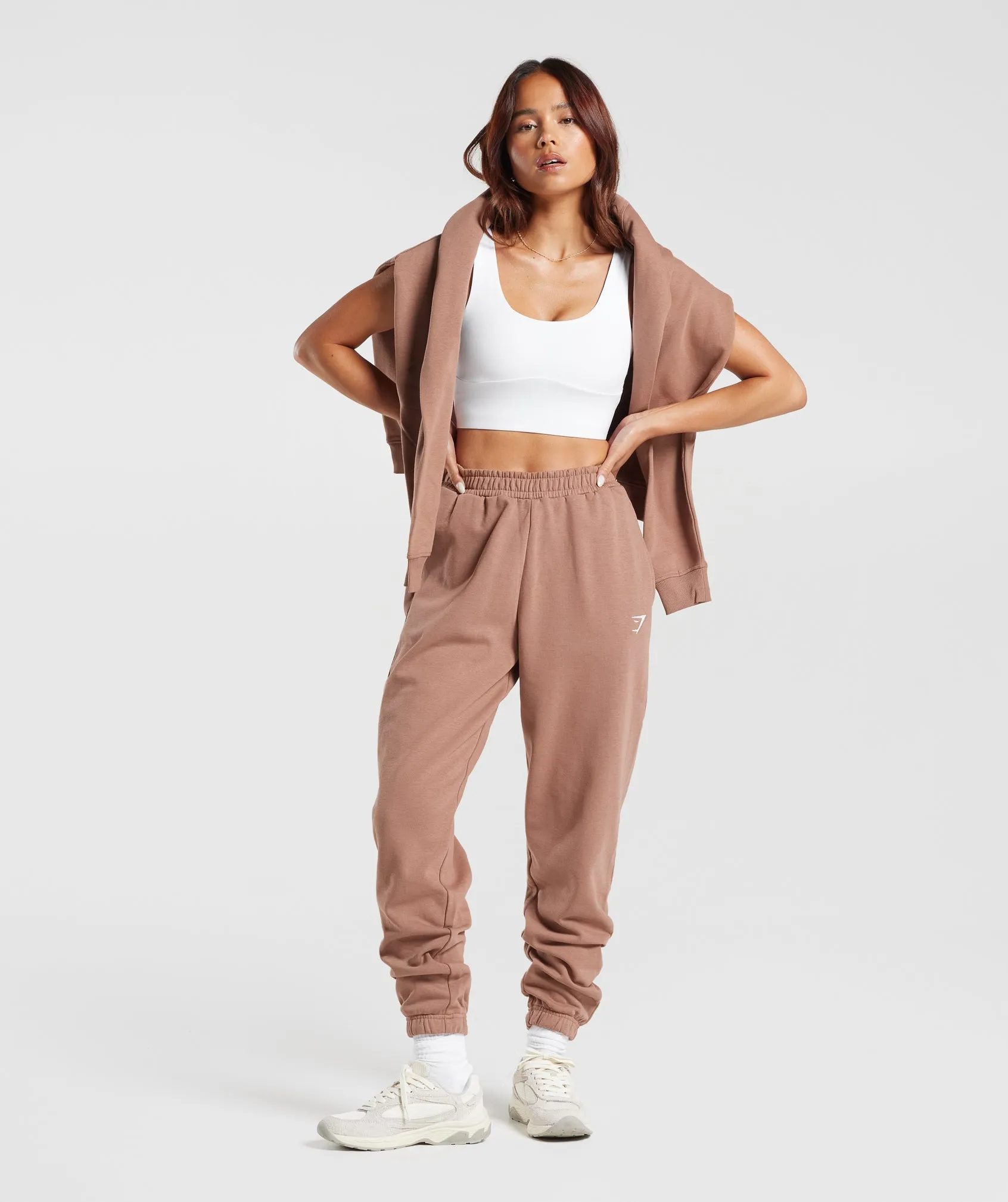 Gymshark Training Fleece Joggers - Taupe Brown sold by Gymshark product image thumbnail 4