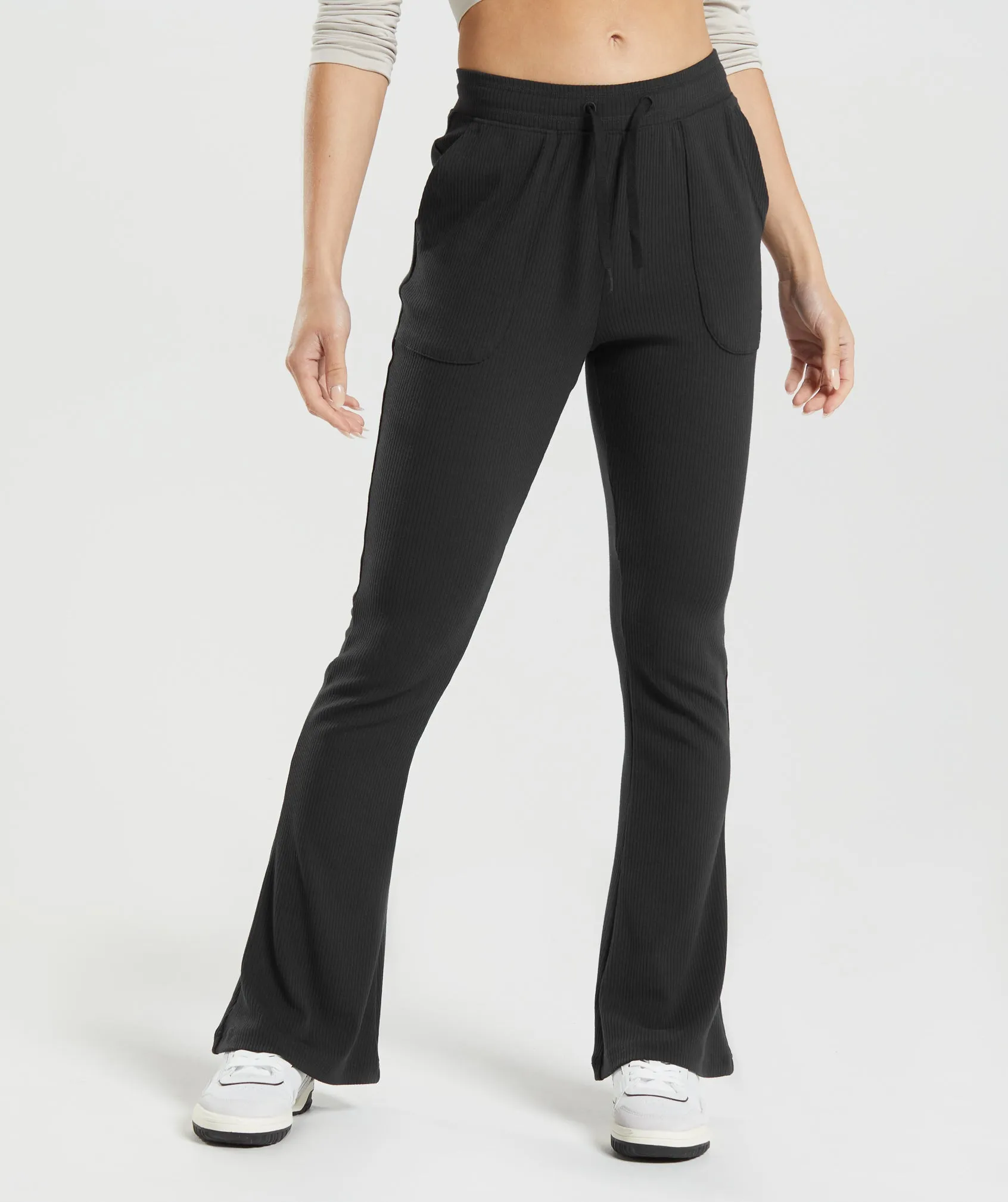 Gymshark Pause Flared Pants - Black sold by Gymshark