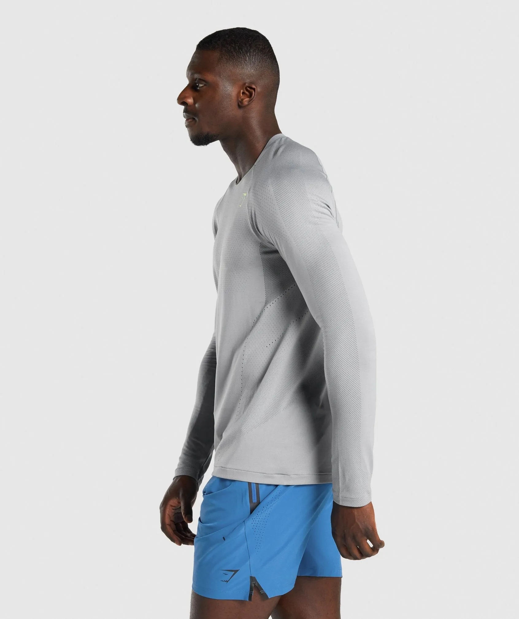 Gymshark Apex Long Sleeve T-shirt - Smokey Grey sold by Gymshark product image thumbnail 3