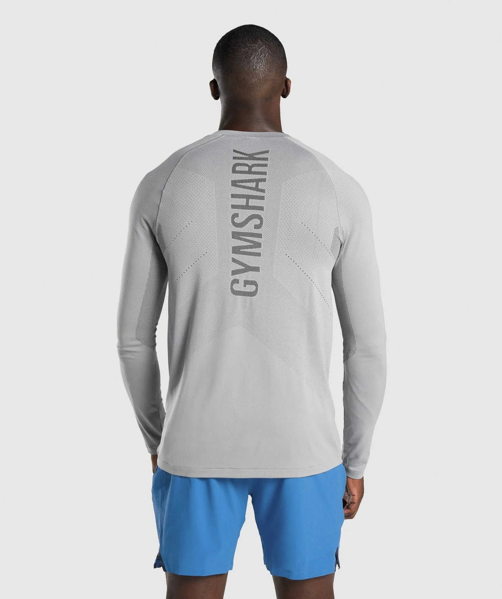 Gymshark Apex Long Sleeve T-shirt - Smokey Grey sold by Gymshark product image thumbnail 2