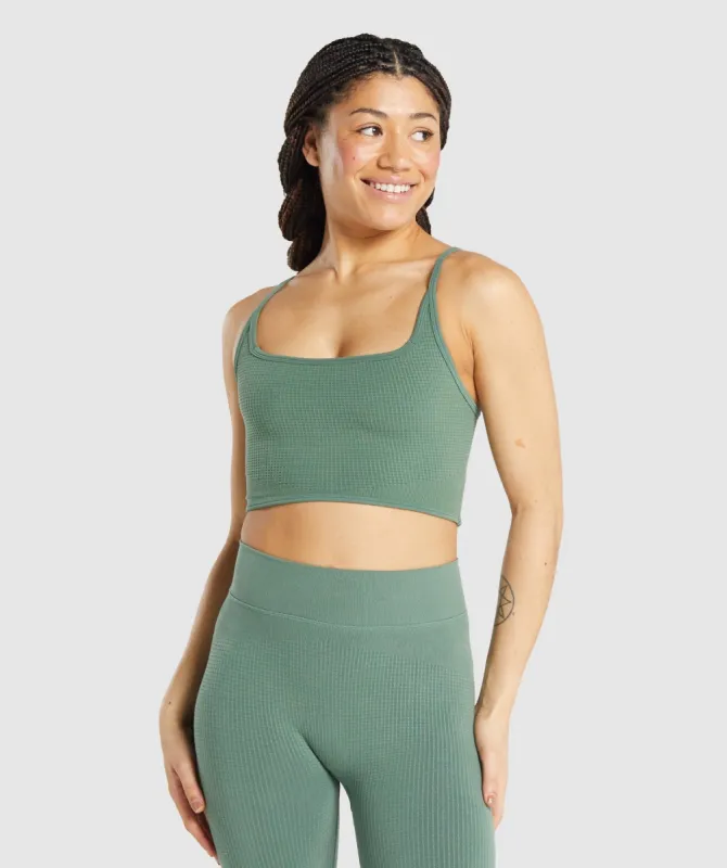 Gymshark Pause Bralette - Green sold by Gymshark